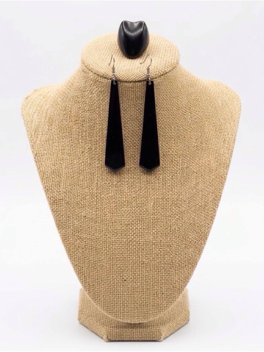 Elegant Black Geometric Dangle Earrings for Women